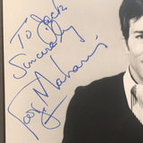 George Maharis autographed 8x10 BxW photo personalized JSA certified