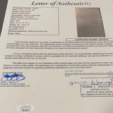 Stan Laurel autographed typed letter JSA certified