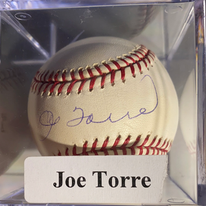 Joe Torre autographed MLB baseball