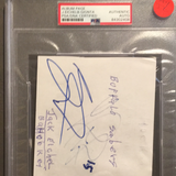 Jack Eichel autographed album page PSA/DNA encapsulated
