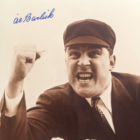 Al Barlick autographed 8x10 BxW photo