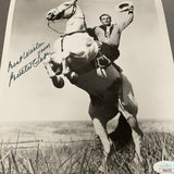 Buster Crabbe autographed 8x10 BxW photo JSA certified