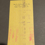Rod Gilbert full cancelled check with his autograph