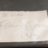 Francis Ford Coppola autographed 5x7 paper dated 1983 and personalized JSA certified