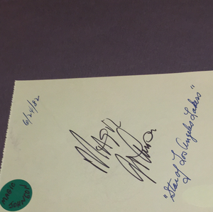 Magic Johnson autograph album page JSA certified