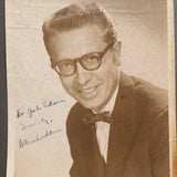 Allen Lunden autographed 8x10 BxW photo personalized JSA certified