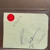 Christopher Reeve/Robin Williams autographed album page