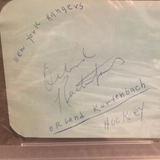 Ron Stewart autographed album page PSA/DNA autographed