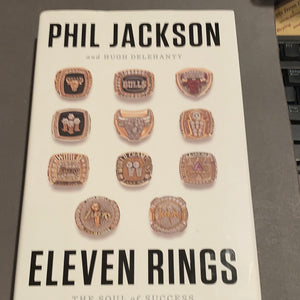 Eleven Rings autographed in person by Phil Jackson