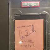 Danny Frisella autographed album page PSA/DNA encapsulated