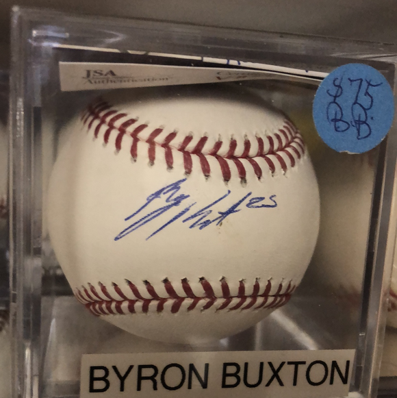 Byron Buxton autographed MLBall - LW Sports