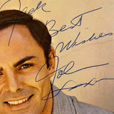 John Saxon autographed 5x7 color photo personalized JSA certified