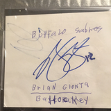 Jack Eichel autographed album page PSA/DNA encapsulated