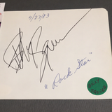 Billy Squier autographed album page JSA certified