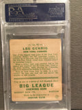 Lou Gehrig autographed 1933 Goudey Card PSA/DNA slabbed and graded 6