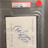 Connor McDavid autographed album page PSA/DNA encapsulated