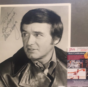 Mike Douglas autographed 8x10 BxW photo JSA certified
