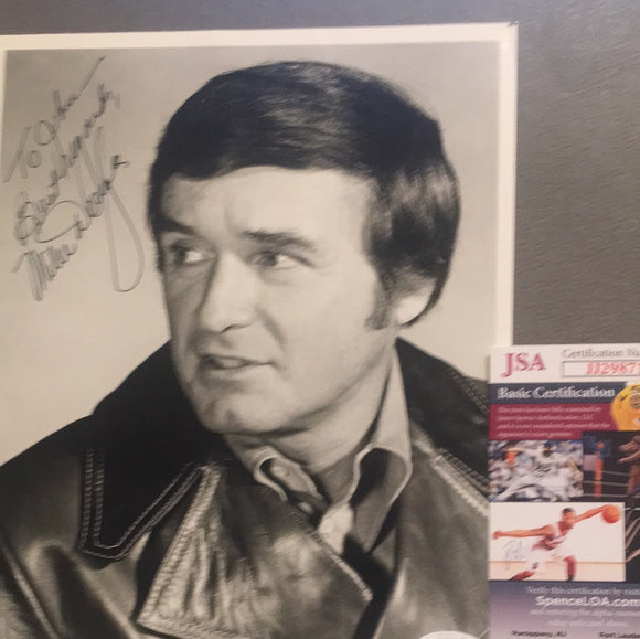 Mike Douglas autographed 8x10 BxW photo JSA certified
