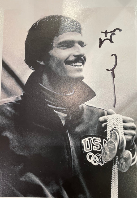 Mark Spitz autographed 5x7 picture obtained in person by me