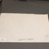 Marvin Kaplan autographed 5x7 paper JSA certified